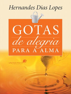 cover image of Gotas de alegria para a alma